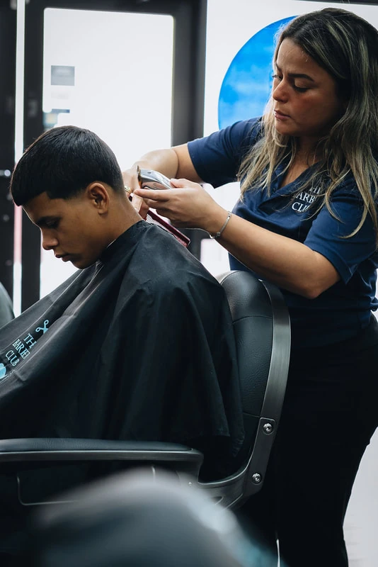 Expert fade at The Barber Club
