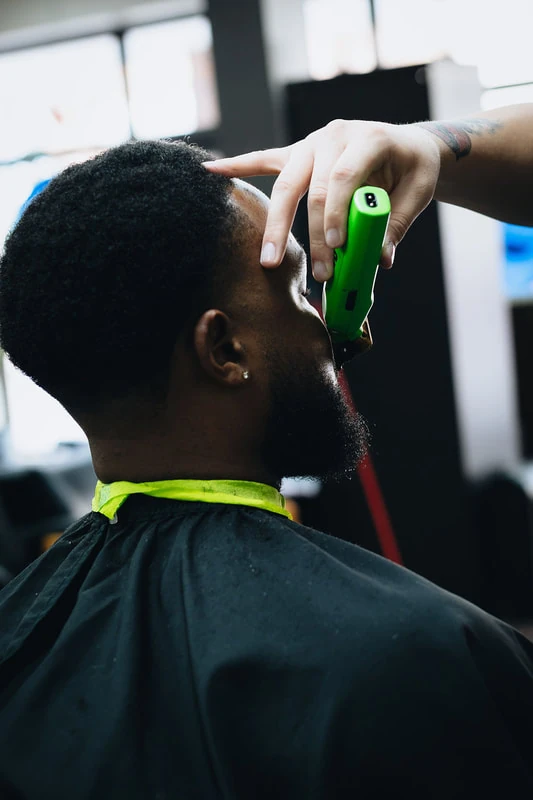 Precision cut at The Barber Club