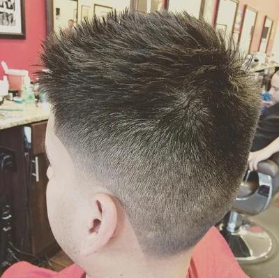Fade with Texture — The Barber Club Pompano Beach
