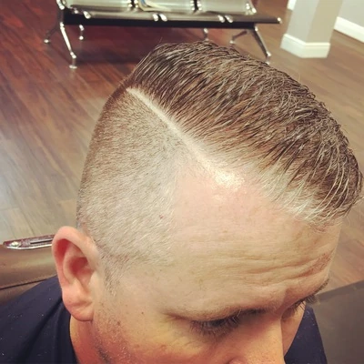 Hard Part haircut — The Barber Club Pompano Beach