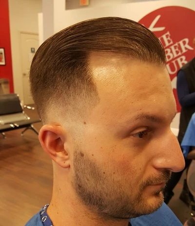 Styled cut at The Barber Club